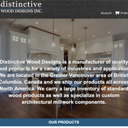 Distinctive Wood Designs Inc.